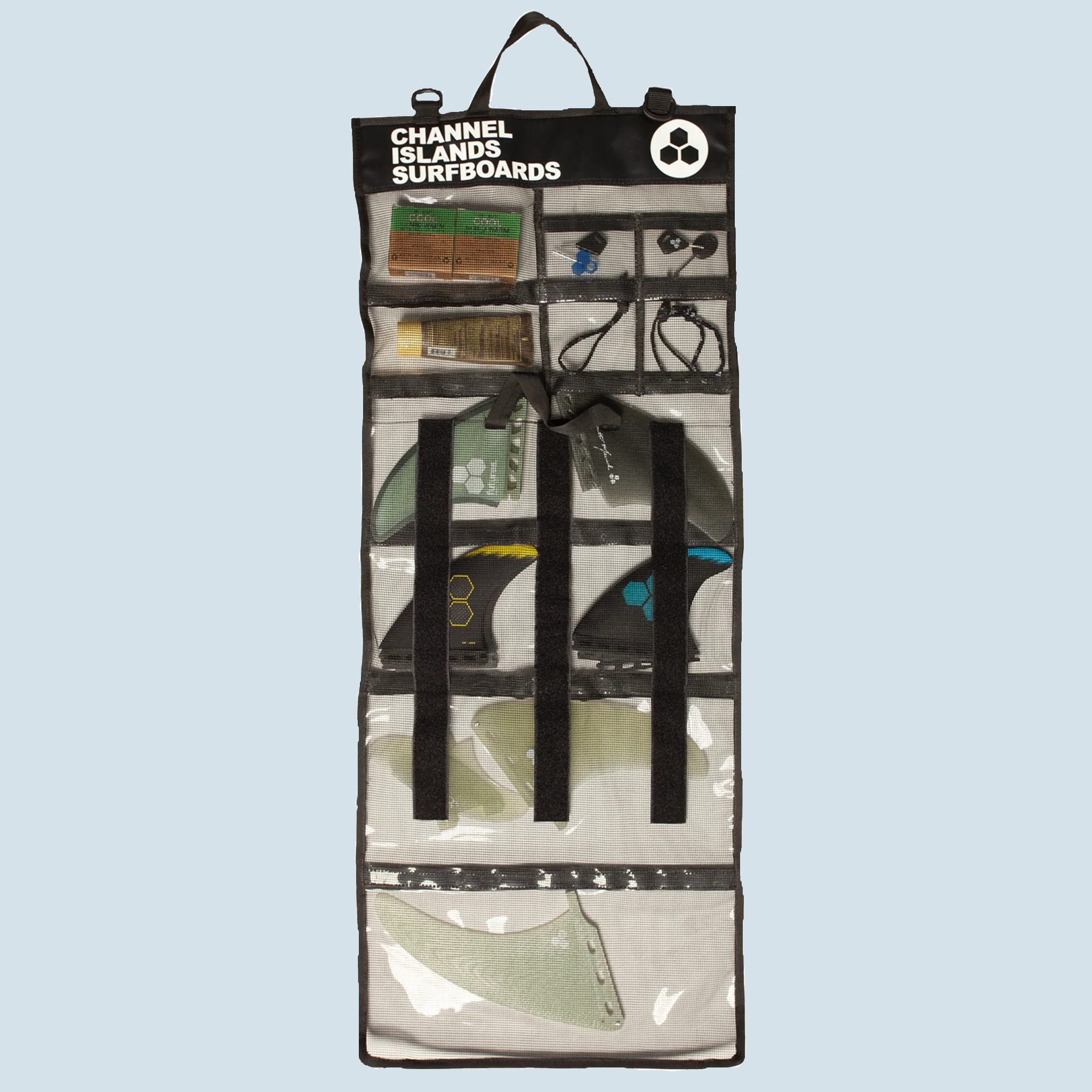 Channel Islands Fin Pack ausgerollt von hinten