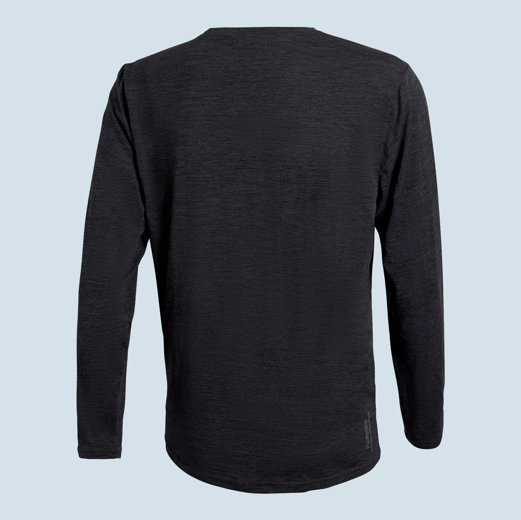 Florence Marine X Airtex Longsleeve Shirt in charcoal heather von hinten