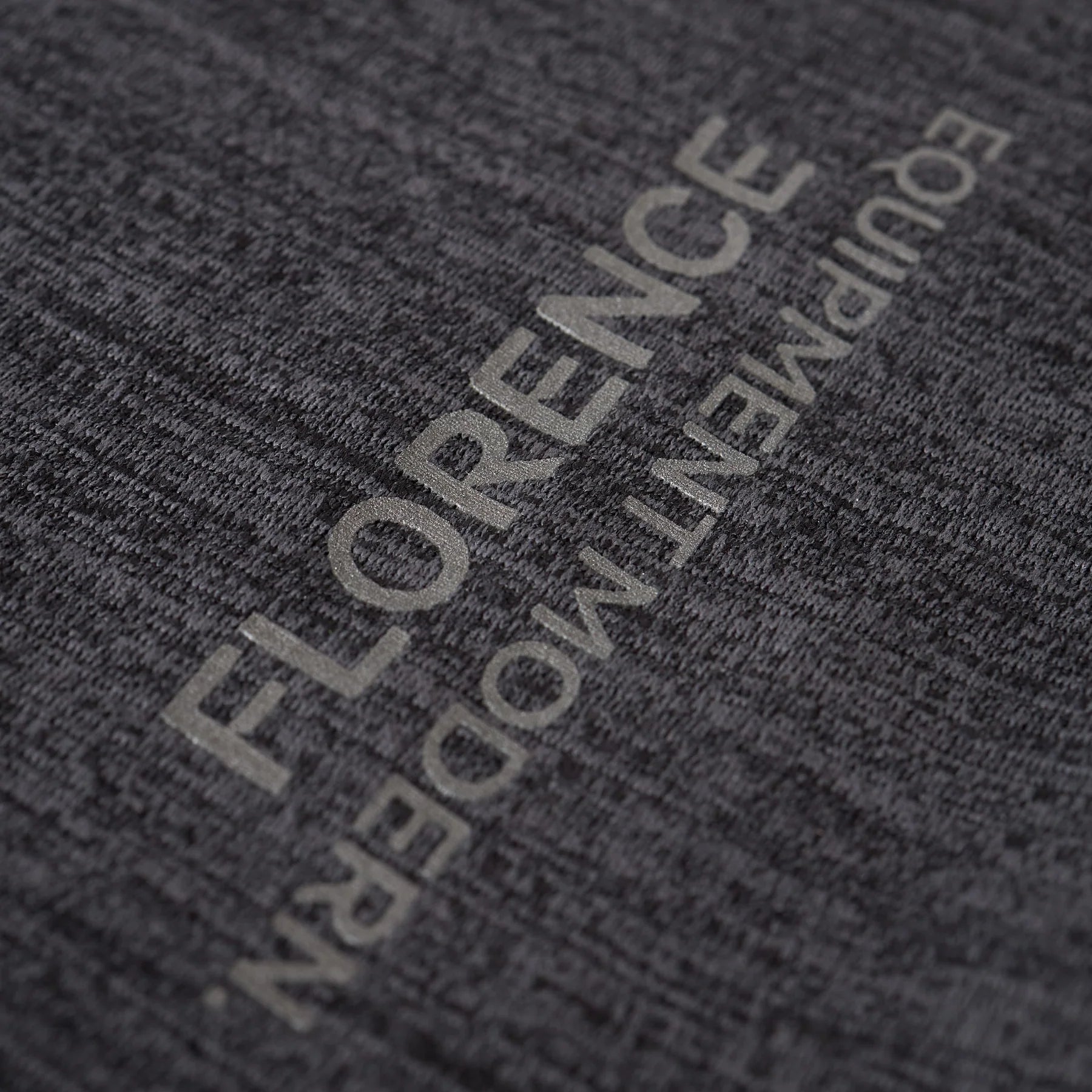 Florence Marine X Airtex Longsleeve Shirt in charcoal heather Print