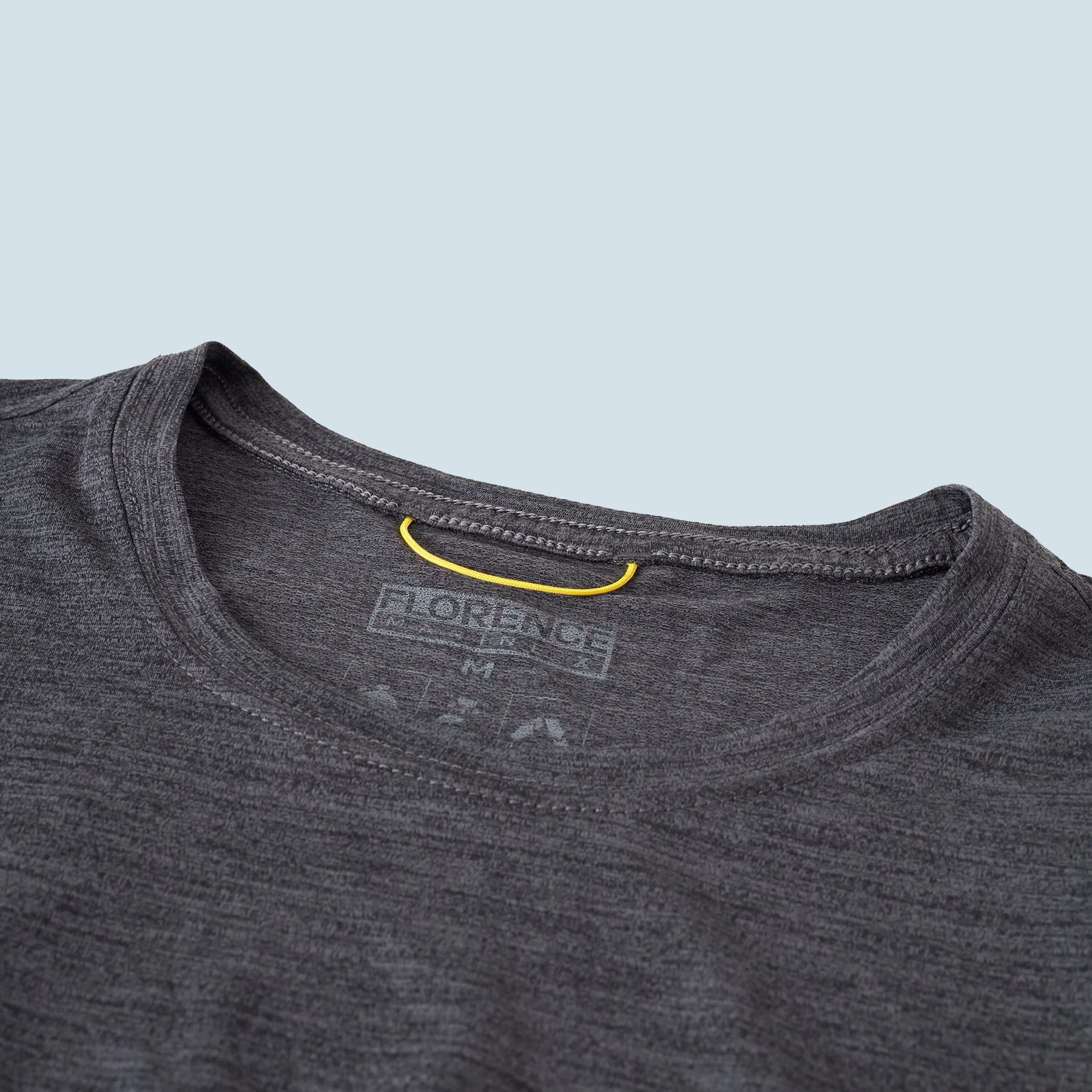 Florence Marine X Airtex Longsleeve Shirt in charcoal heather Neck und Utility Locker Loop