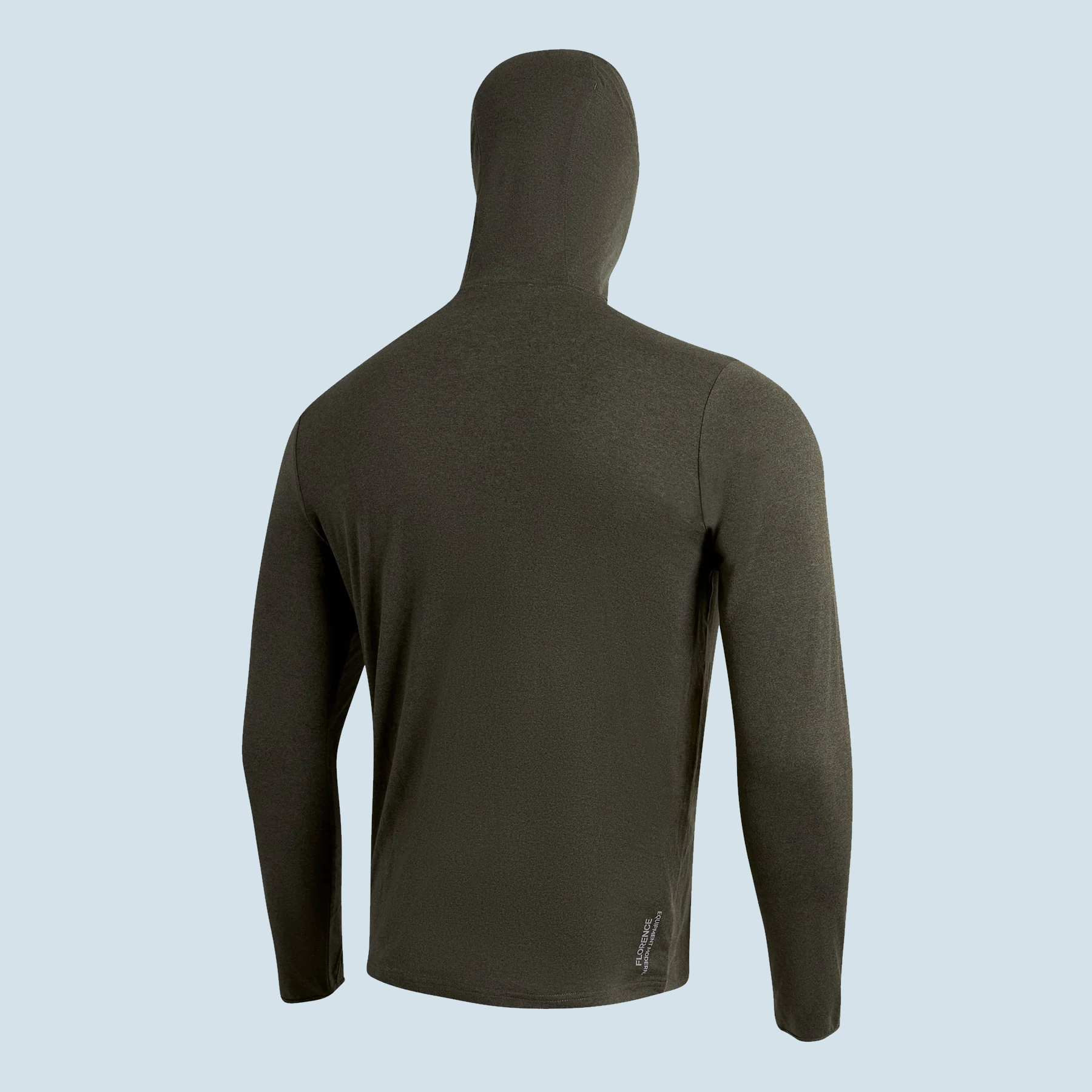 Florence Marine X Sun Pro Adapt Balaclava UPF Shirt in Heather Thyme von hinten