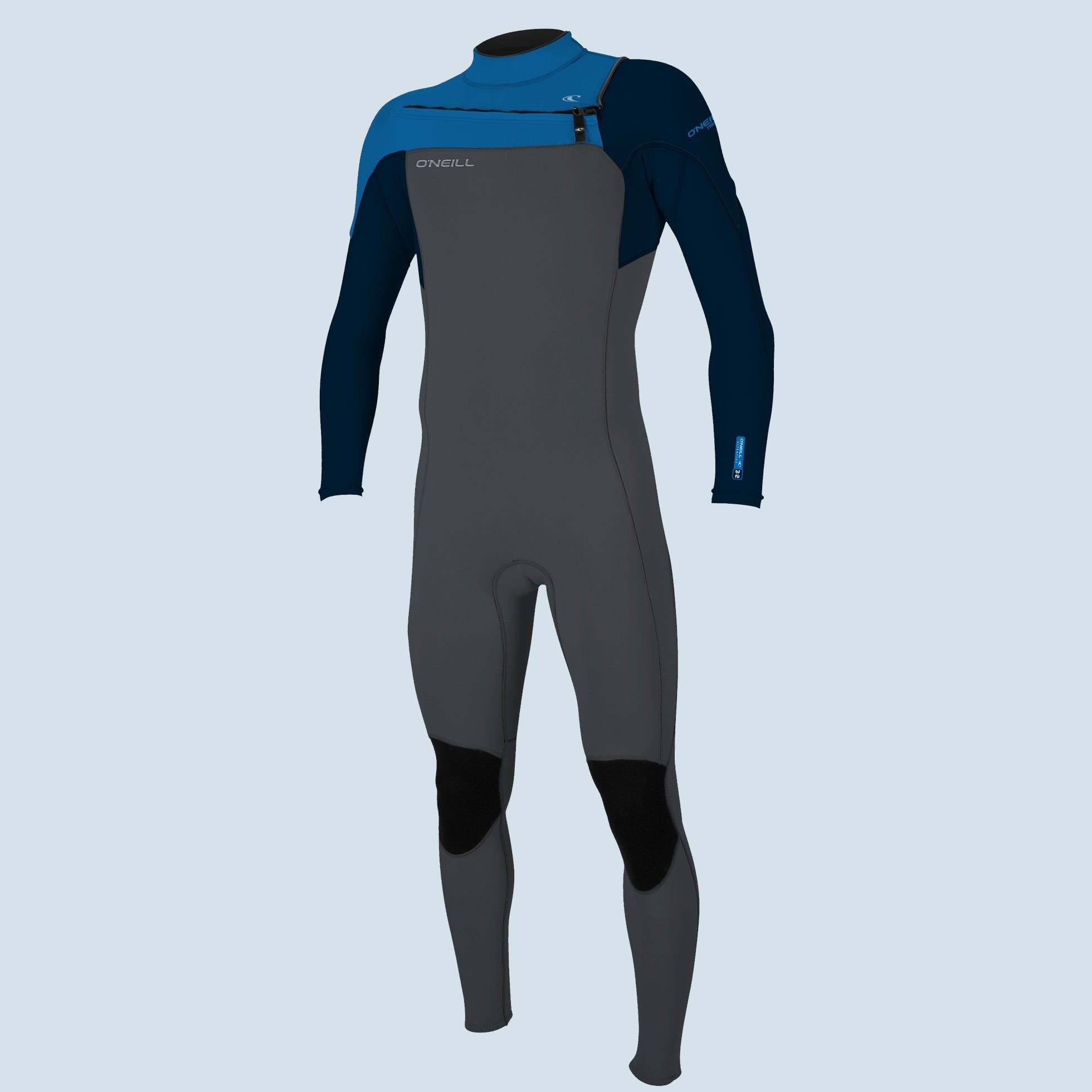 Oneill Youth Hammer Chest Zip 3/2 Wetsuit in Graphite/Abyss/Ocean