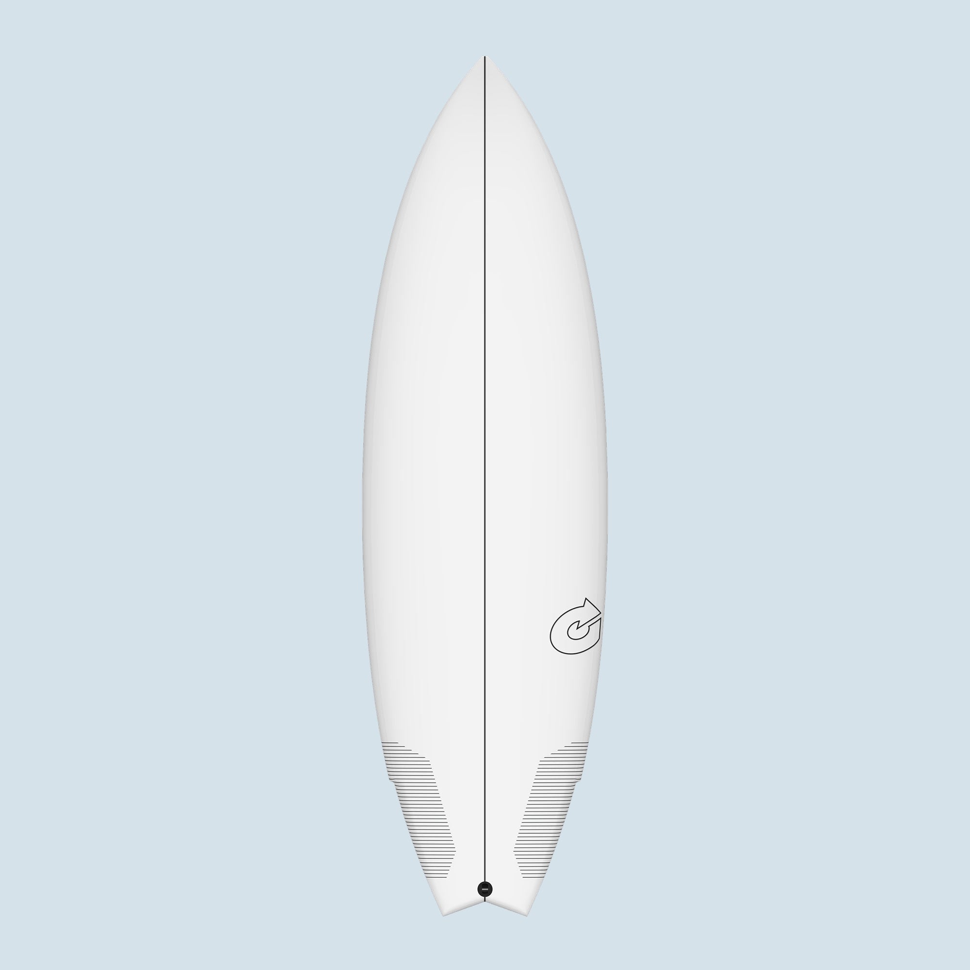Torq TEC Epoxy RVR Futures 5-Finner - Rapidsurfboard für stehende Wellen
