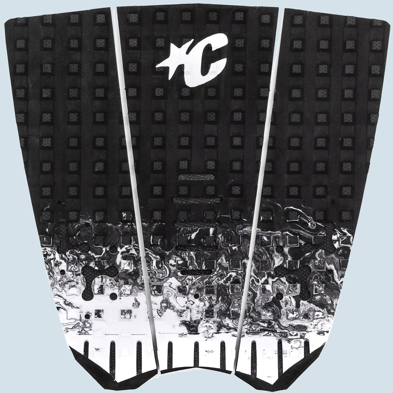 Creatures of Leisure Traction Pad von Mick Fanning in schwarz-weiß (black fade white)