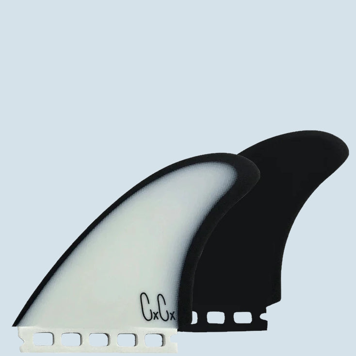Captain Fin Christenson Especial Twin Fin Set white/black (Single