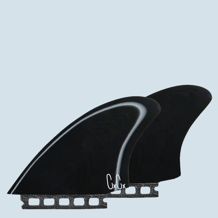 Captain Fin Christenson Keel Especial Twin Fin Set black (Single