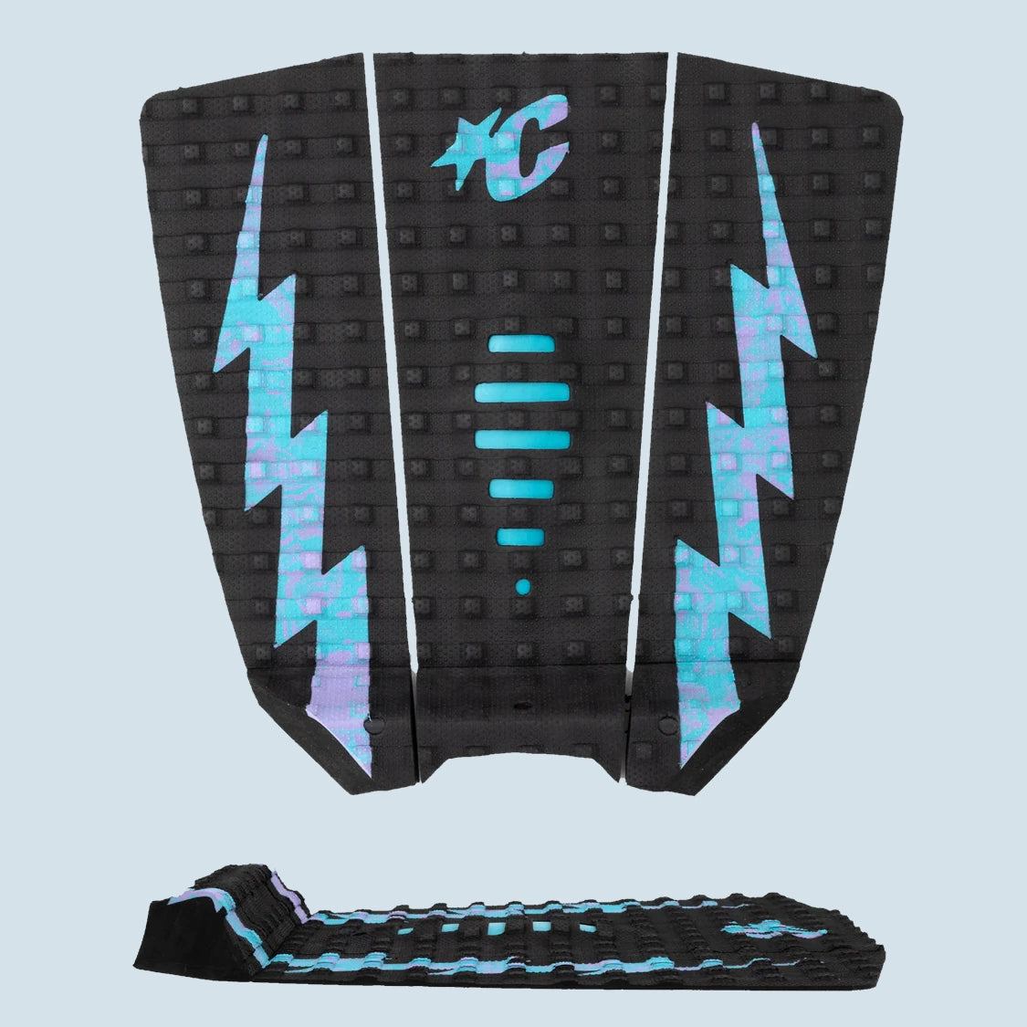 Creatures of Leisure Mick Eugene Fanning Lite Pad (lavender swirl) für breite Surfboard Tails