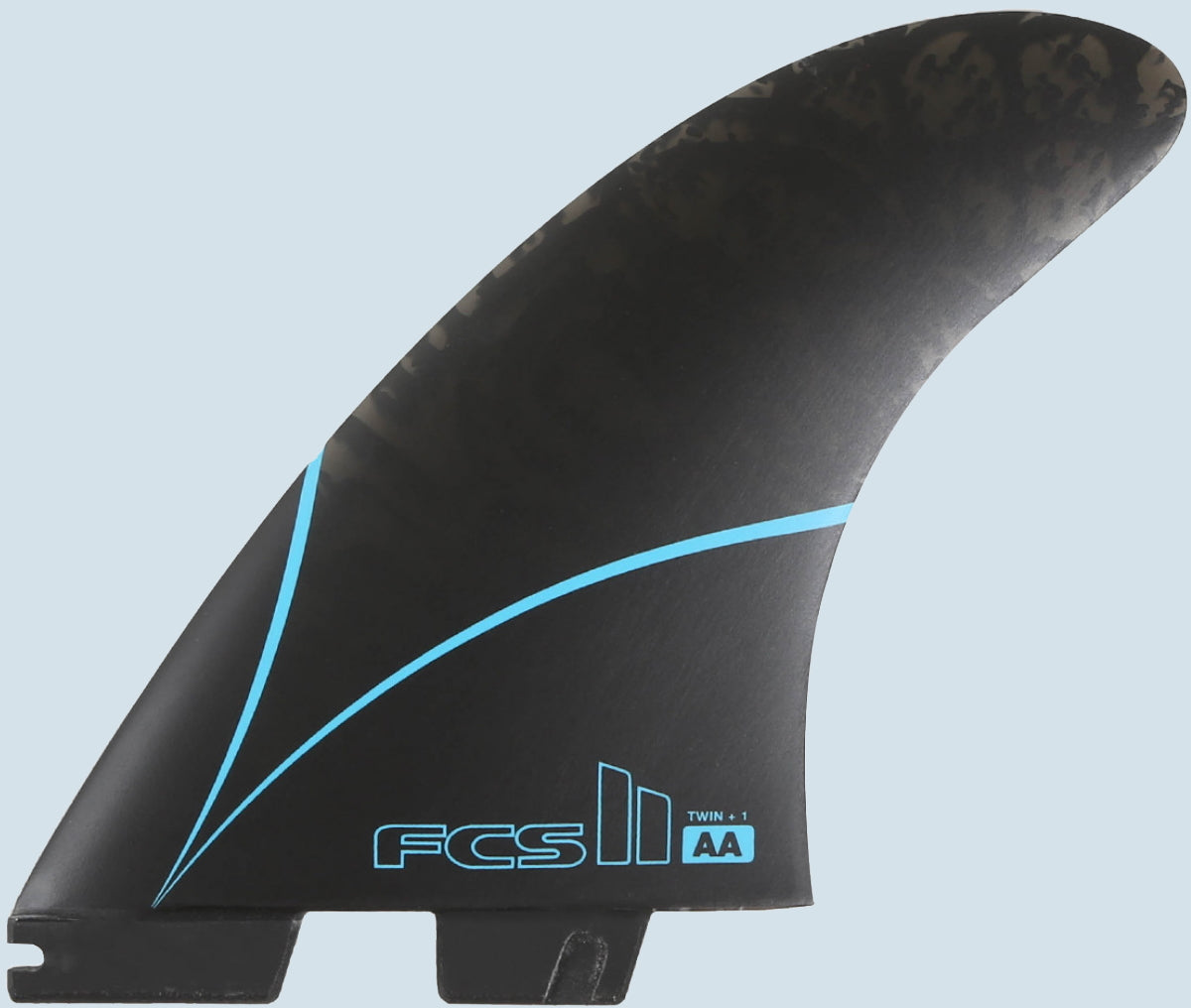 FCS II Performer S-M PG Twin+1 Fin Set (black) – Frittboards