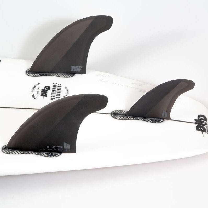サーフィン・ボディボード FCS2 FIN MF MICK FANNING  Black/Purple FCS II Mick Fanning PC Tri Fin Set – Cleanline Surf