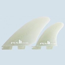 FCS II Split Keel PG Quad Fin Set (clear) – Frittboards
