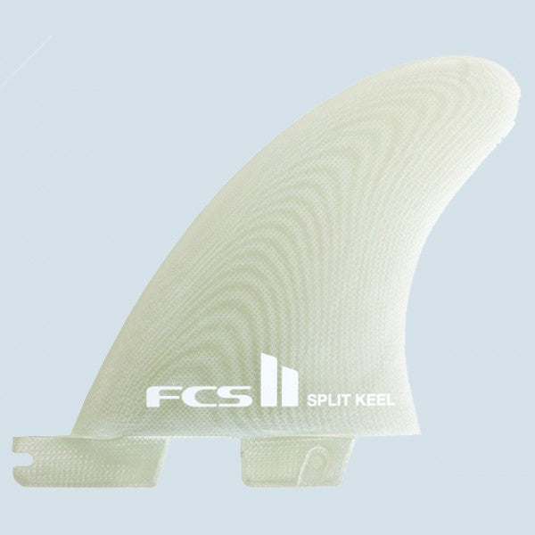 FCS II Split Keel PG Quad Fin Set (clear) – Frittboards