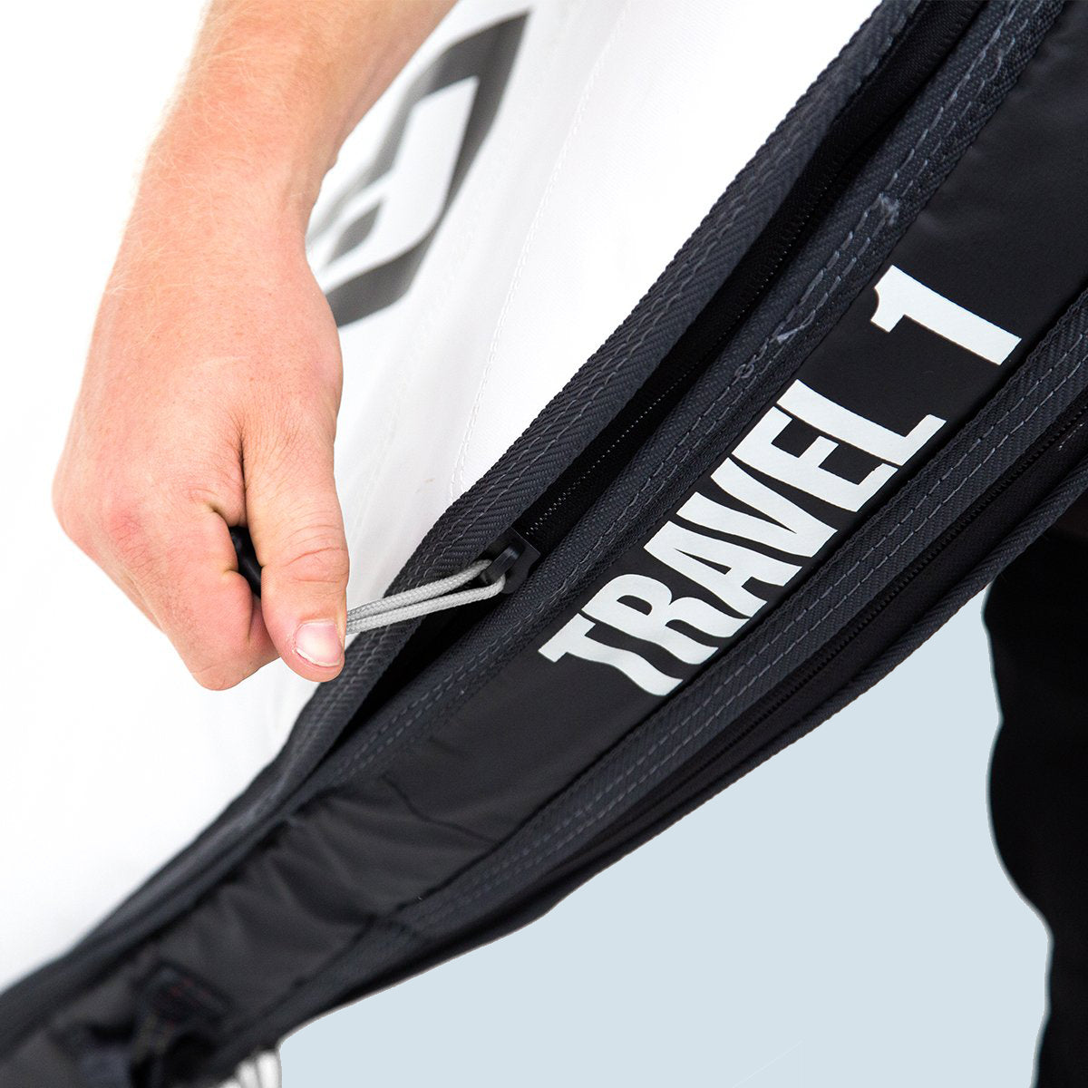 サーフィン・ボディボード FCS TRAVEL 2 LONGBOARD 10.2 WHEELIECOVER FCS Travel 2 Longboard 9'2