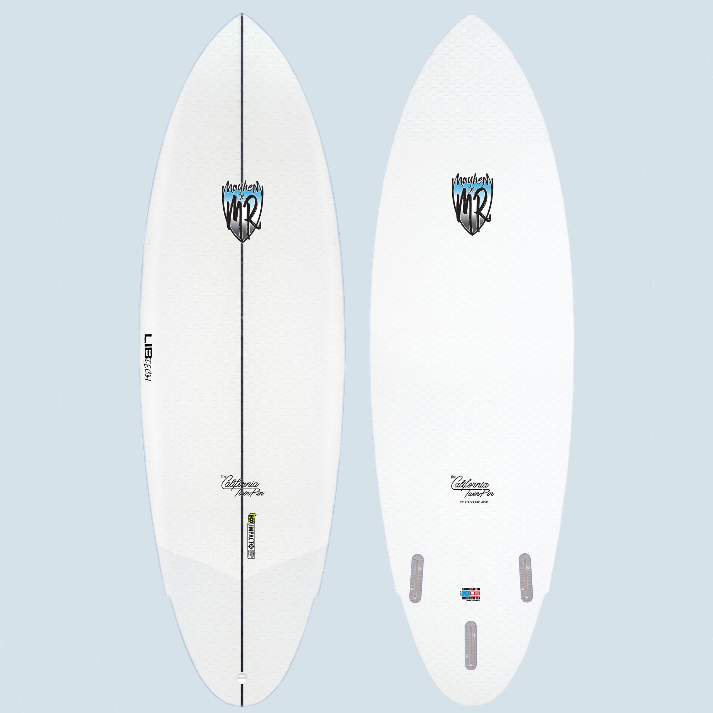 値下げ！LIB TECH California Twin Pin 6.0 36Ｌ 最新サーフボード】LIBTECHよりMark RIchards×MAYHEMによる