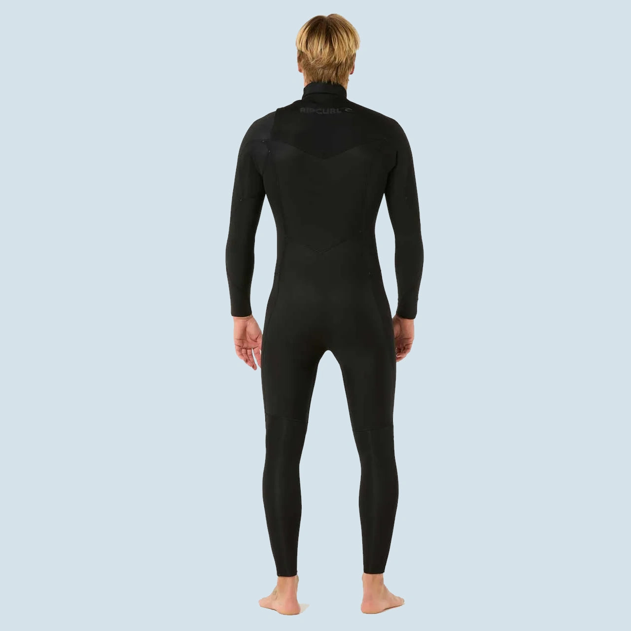Rip Curl Dawn Patrol Pro Chest Zip Steamer in Black von hinten