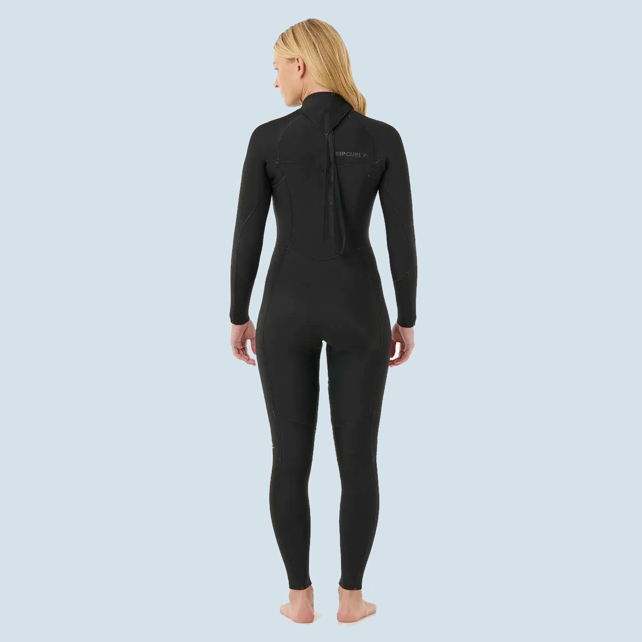 Rip Curl Women's Dawn Patrol Back Zip 4/3 in black von hinten