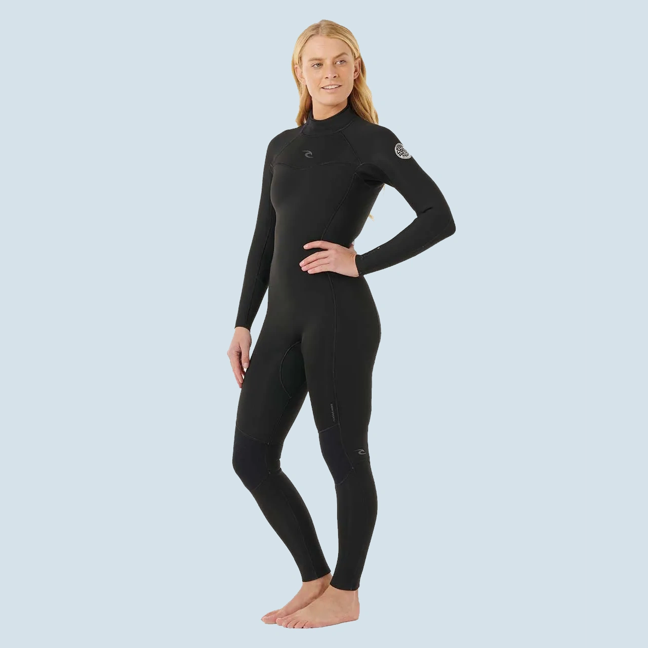 Rip Curl Women's Dawn Patrol Back Zip 4/3 in black von vorne