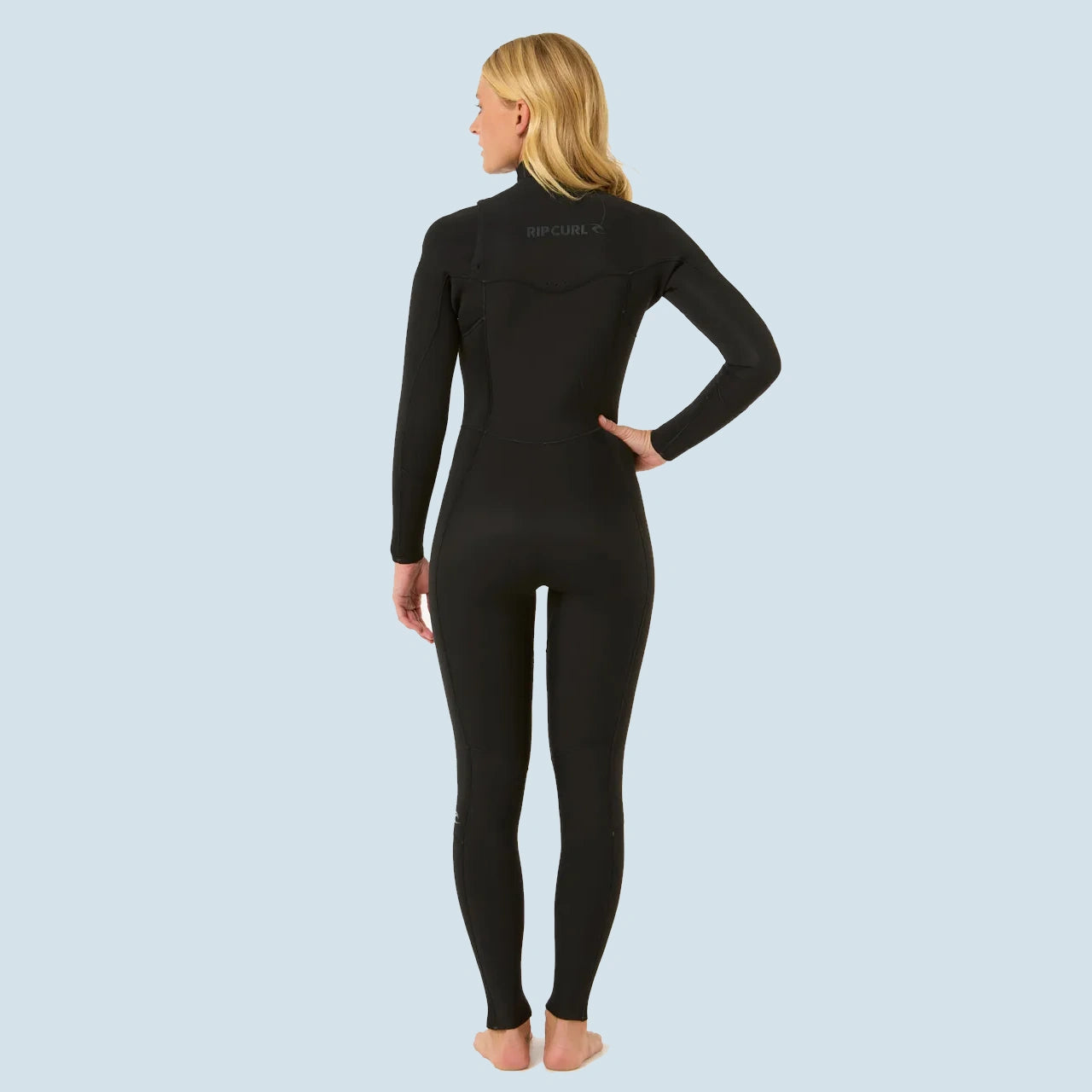 Rip Curl Women's Dawn Patrol Chest Zip in schwarz (black) von hinten