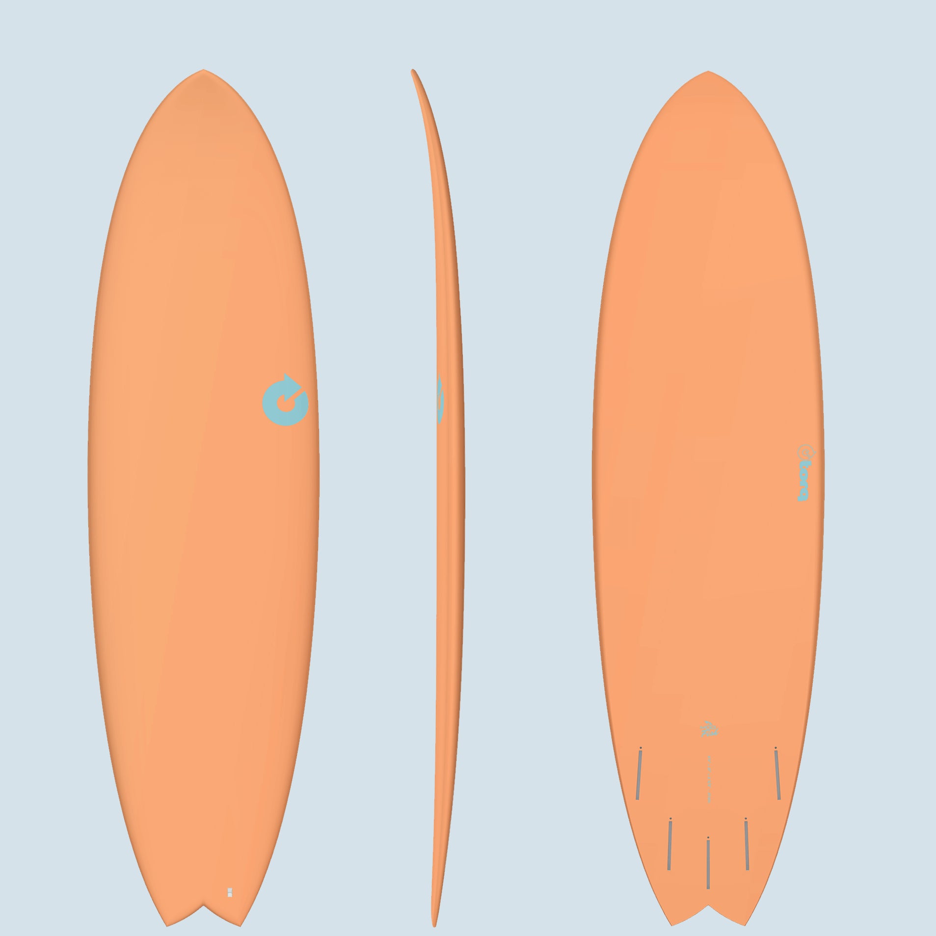 Torq TET Epoxy Mod Fish 6'10'' Coral
