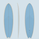 Torq TET Expoy Mod Fish 6'6'' Legacy Mako Blue