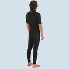 Vissa Natural Seas 2/2mm Shortsleeve Fullsuit in schwarz von hinten