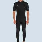 Vissa Natural Seas 2/2mm Shortsleeve Fullsuit in schwarz