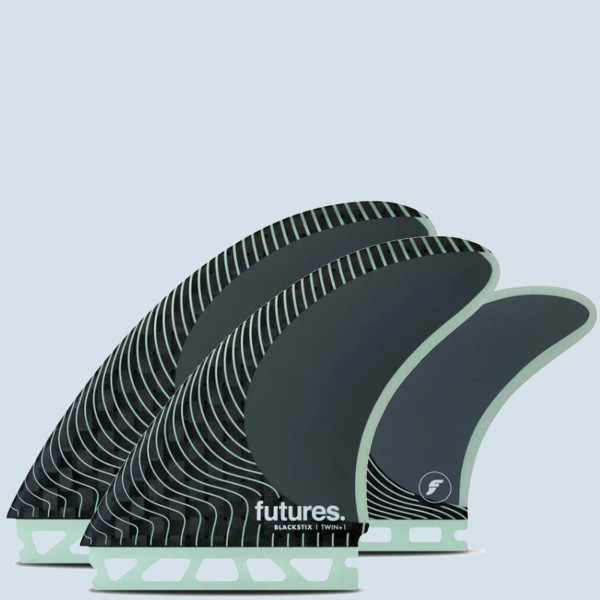 Futures Twin +1 Blackstix Tri Fin Set