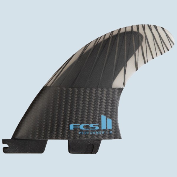 FCS II Performer PC Carbon Tri Fin Set (tranquil blue)