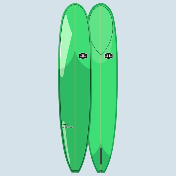 Hurricane Classic Longboard 9'0'' (sage - Volan & Polish)