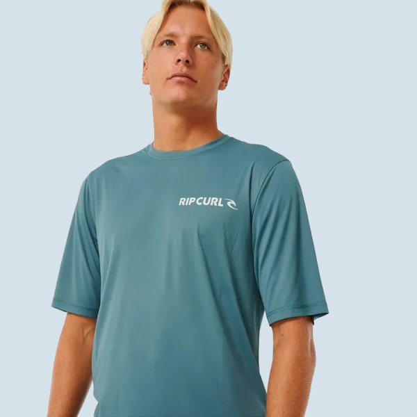 Rip Curl Icons of Surflite Surf Tee (blue stone)