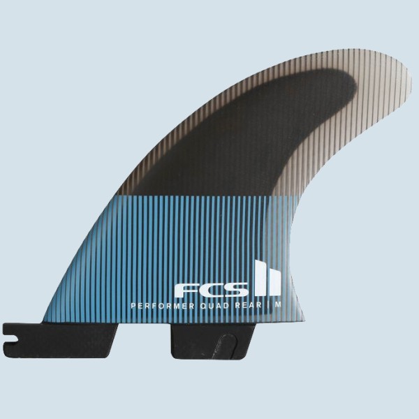 FCS II Performer PC Quad Rear Fin Set (tranquil blue)